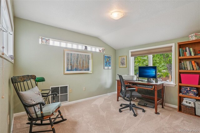 40 S 34th St, Boulder, CO 80305 - office featuring vaulted ceiling and carpet