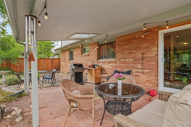 40 S 34th St, Boulder, CO 80305 - view of patio / terrace with a grill, outdoor dining space, and an outdoor living space