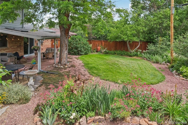 40 S 34th St, Boulder, CO 80305 - fenced yard with a patio area