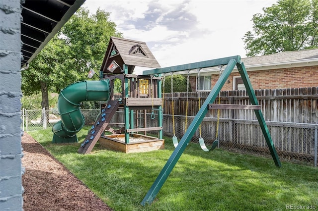 10250 W 33rd Ave, Wheat Ridge, CO 80033 - view of jungle gym with a fenced backyard