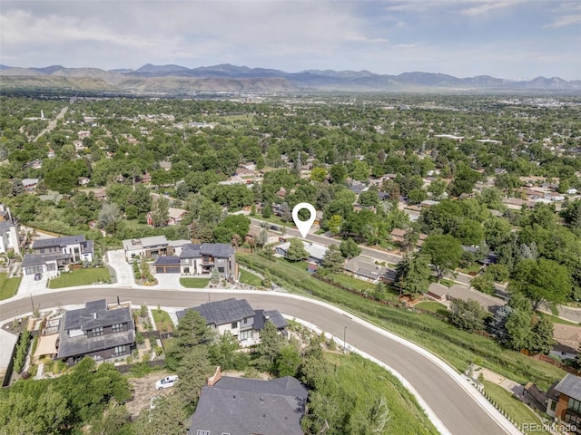 10250 W 33rd Ave, Wheat Ridge, CO 80033 - aerial view of residential area with mountains