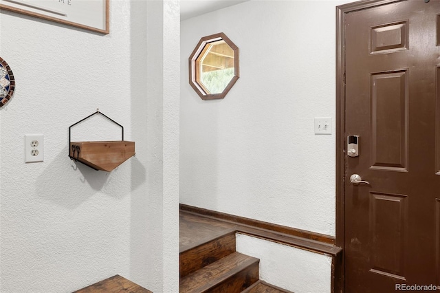 view of stairway