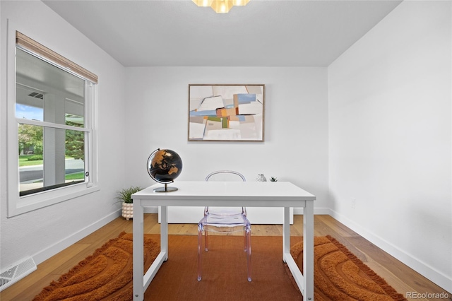 5853 S Havana Ct, Englewood, CO 80111 - office space featuring wood finished floors and baseboards