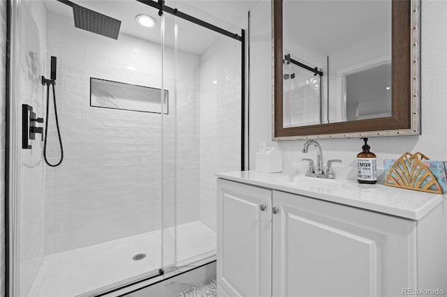 5853 S Havana Ct, Englewood, CO 80111 - bathroom with a shower stall and vanity