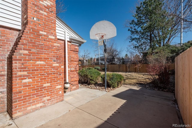 view of patio / terrace featuring a fenced backyard