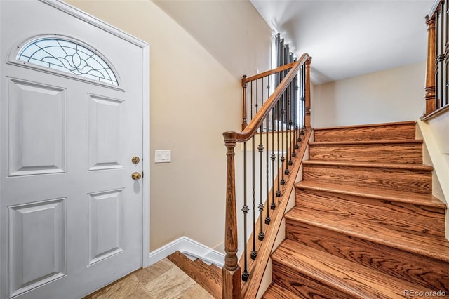 8051 S Kendall Blvd, Littleton, CO 80128 - entryway featuring stairway