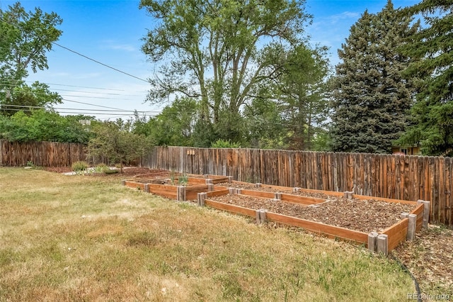 8051 S Kendall Blvd, Littleton, CO 80128 - fenced backyard with a garden
