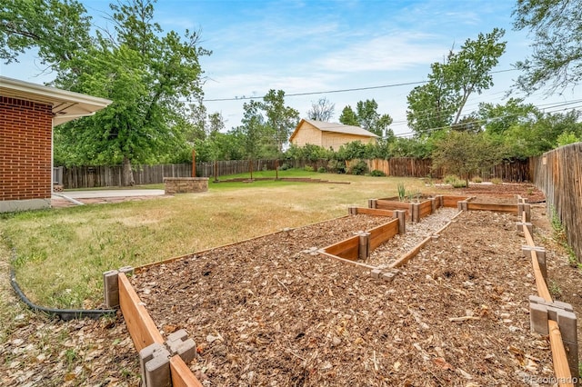 8051 S Kendall Blvd, Littleton, CO 80128 - fenced backyard with a vegetable garden