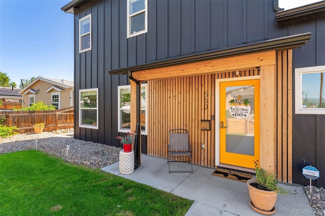 550 S Raleigh St, Denver, CO 80219 - property entrance with board and batten siding