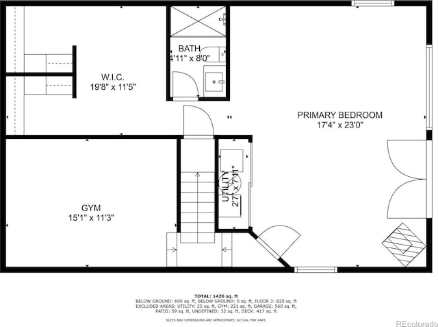 54 Zaza Ln, Evergreen, CO 80439 - home floor plan