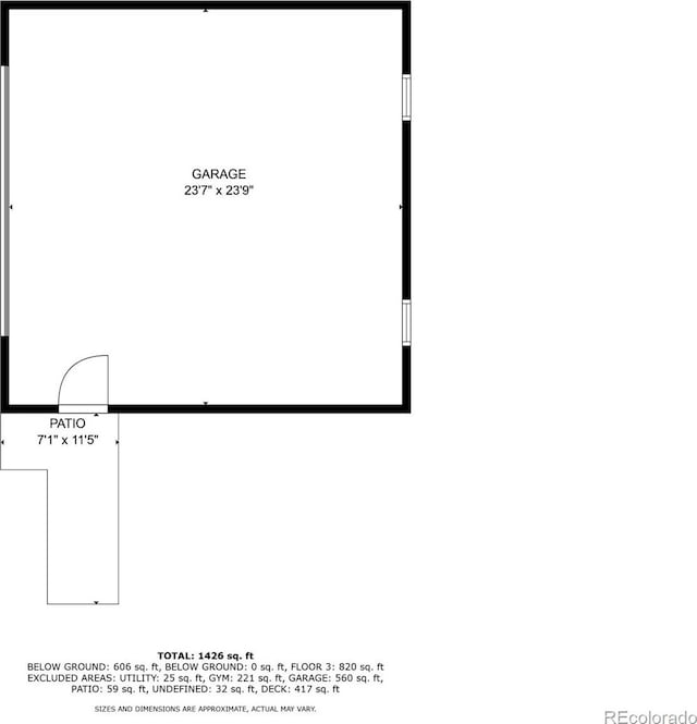 54 Zaza Ln, Evergreen, CO 80439 - home floor plan