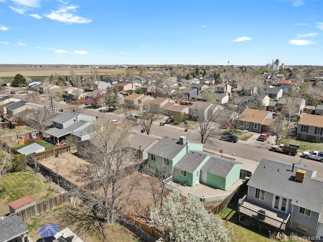 243 Madison Dr, Bennett, CO 80102 - bird's eye view with a residential view