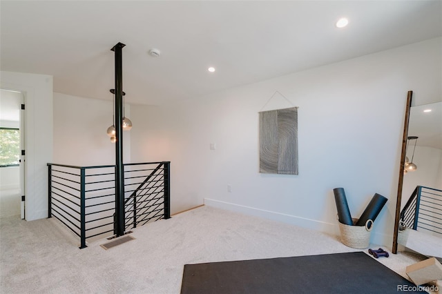 2530 Chase, Edgewater, CO 80215 - exercise area with carpet floors, recessed lighting, and baseboards