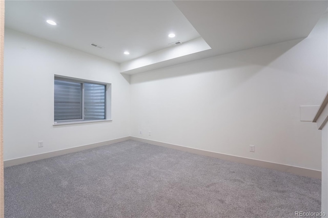 6892 Juniper Ct, Arvada, CO 80007 - empty room featuring carpet and recessed lighting