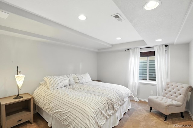 10601 Chadsworth Ln, Highlands Ranch, CO 80126 - bedroom with carpet, recessed lighting, and a raised ceiling