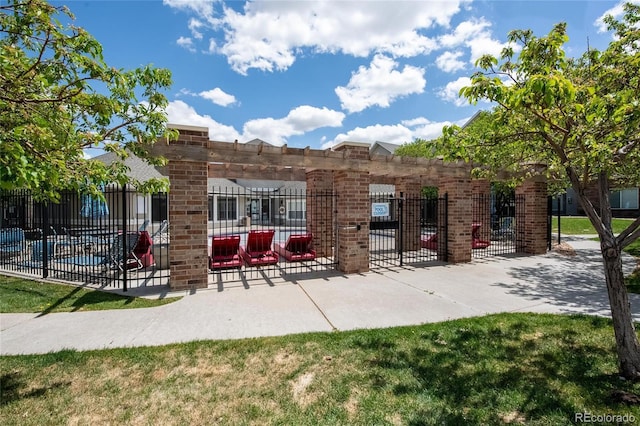 1881 S Dunkirk St Unit 106, Aurora, CO 80017 - view of property's community featuring fence