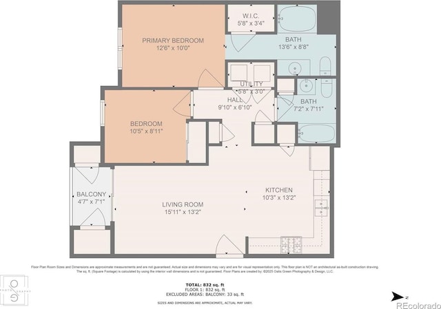 1881 S Dunkirk St Unit 106, Aurora, CO 80017 - floor plan