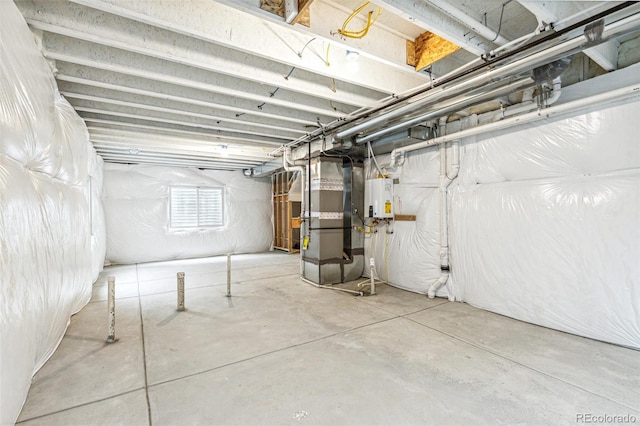 20724 E 57th Ave, Aurora, CO 80019 - below grade area featuring heating unit and water heater