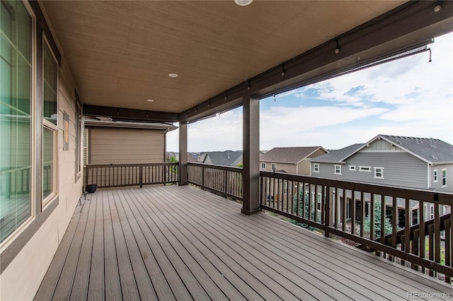 8107 Arapahoe Peak St, Littleton, CO 80125 - deck with a residential view