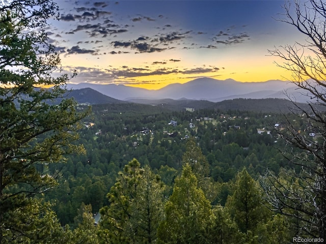 view of mountain feature