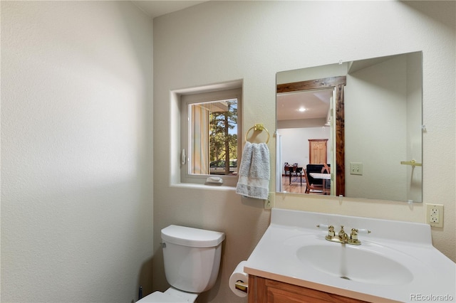 33002 Bobcat Ct, Trinidad, CO 81082 - half bathroom with vanity and toilet