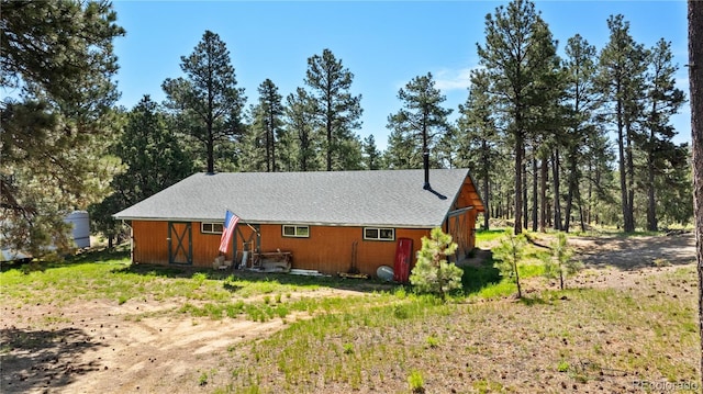 33002 Bobcat Ct, Trinidad, CO 81082 - rear view of house featuring an outdoor structure and a barn