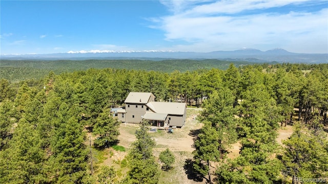 33002 Bobcat Ct, Trinidad, CO 81082 - view from above of property with a forest
