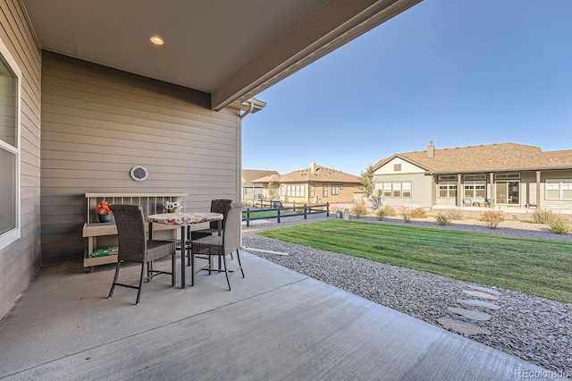 8778 S Quatar St, Aurora, CO 80016 - view of patio / terrace featuring outdoor dining space