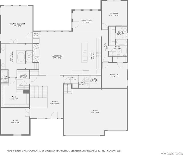 8778 S Quatar St, Aurora, CO 80016 - view of home floor plan