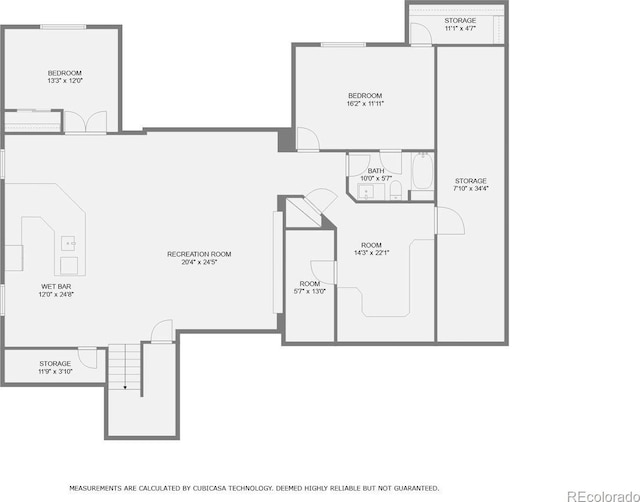 8778 S Quatar St, Aurora, CO 80016 - view of home floor plan