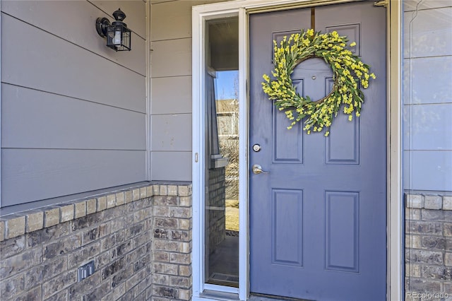 view of entrance to property