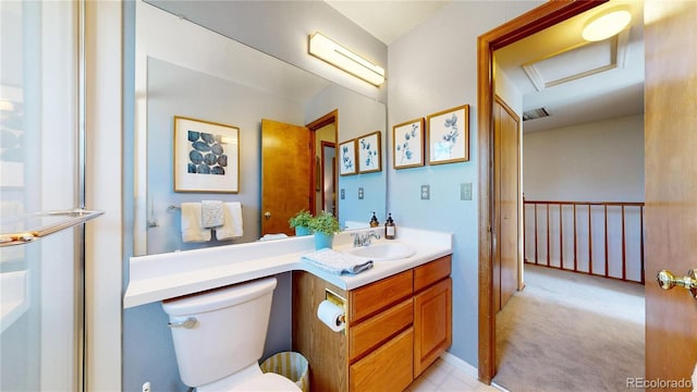 14633 W 69th Pl, Arvada, CO 80004 - bathroom featuring vanity and toilet