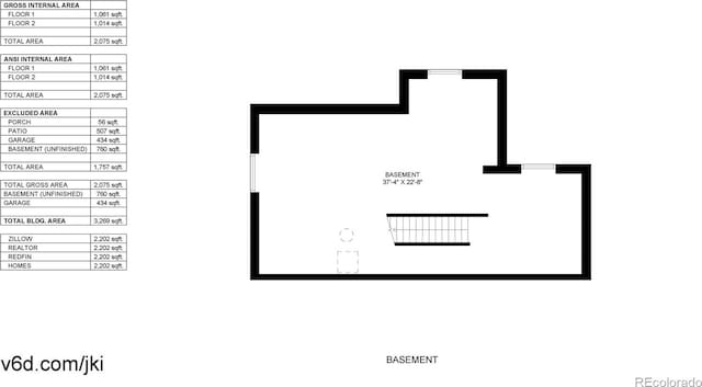 14633 W 69th Pl, Arvada, CO 80004 - view of floor plan / room layout