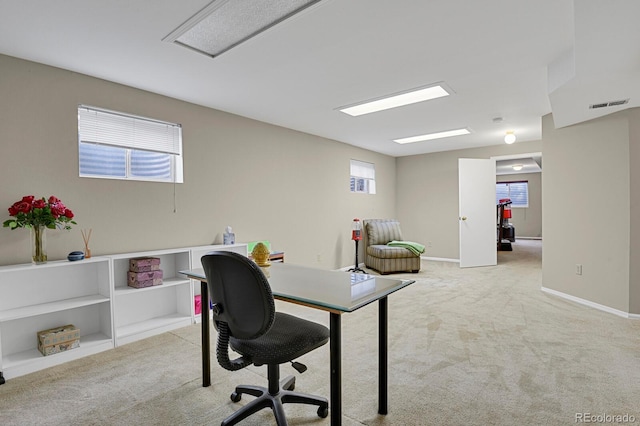 7466 E Long Cir, Centennial, CO 80112 - office area featuring light colored carpet and baseboards