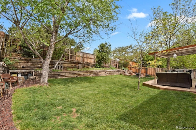 7466 E Long Cir, Centennial, CO 80112 - view of yard with an outdoor living space