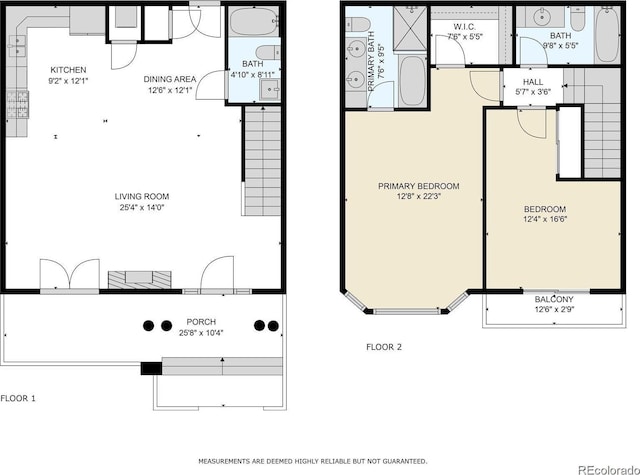 1950 N Logan St Unit 102, Denver, CO 80203 - view of property floor plan