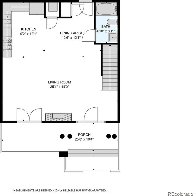 1950 N Logan St Unit 102, Denver, CO 80203 - view of room layout