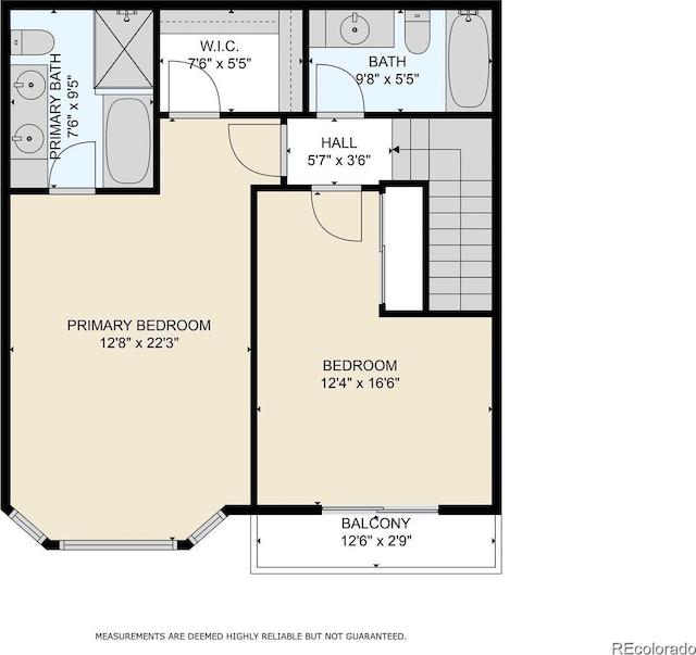1950 N Logan St Unit 102, Denver, CO 80203 - view of home floor plan