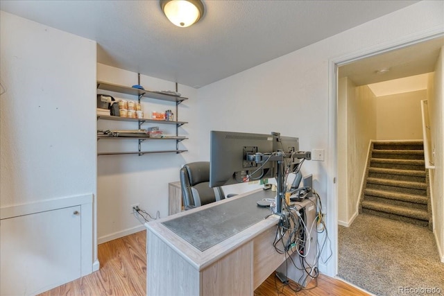 10191 Sagecrest St, Highlands Ranch, CO 80126 - home office featuring wood finished floors and baseboards