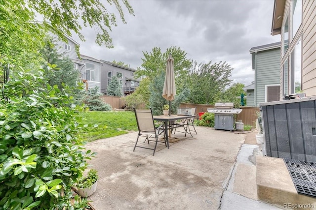 10191 Sagecrest St, Highlands Ranch, CO 80126 - view of patio / terrace with outdoor dining area and area for grilling