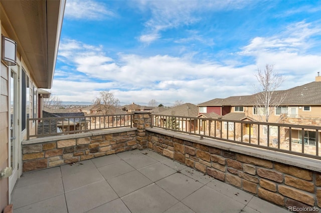 view of patio / terrace featuring a balcony