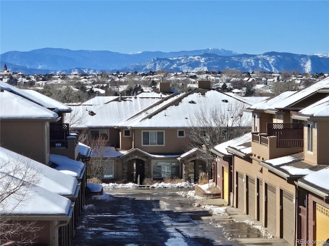 view of mountain feature