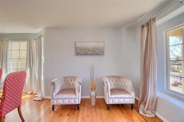 16893 Trail View Cir, Parker, CO 80134 - sitting room with wood finished floors and baseboards