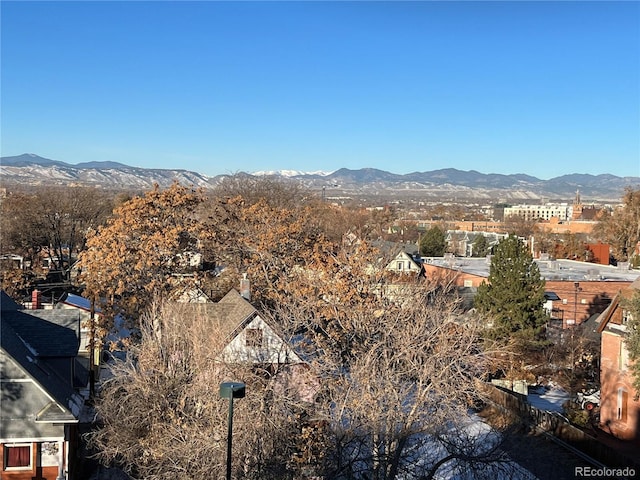 view of mountain feature