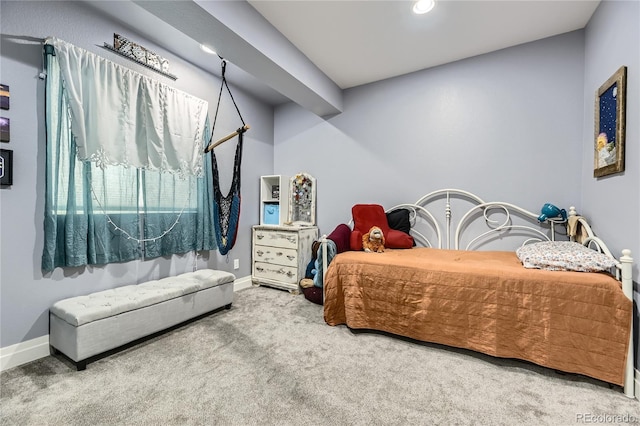 3944 Trail Stone Cir, Castle Rock, CO 80108 - carpeted bedroom with baseboards and recessed lighting