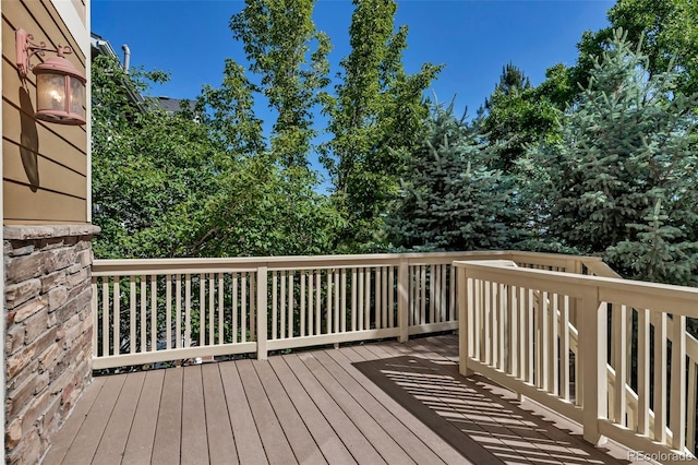 10646 Amesbury Way, Highlands Ranch, CO 80126 - view of wooden deck