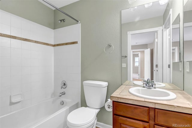 10646 Amesbury Way, Highlands Ranch, CO 80126 - bathroom featuring shower / bathtub combination and vanity