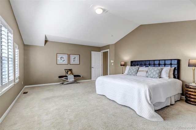 10646 Amesbury Way, Highlands Ranch, CO 80126 - bedroom with carpet floors and vaulted ceiling
