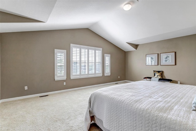 10646 Amesbury Way, Highlands Ranch, CO 80126 - bedroom with carpet floors and lofted ceiling