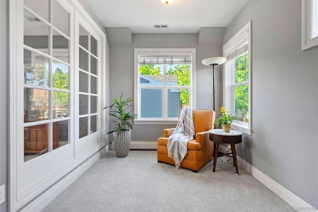 3330 E Tennessee Ave, Denver, CO 80209 - sitting room with carpet and baseboards